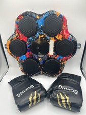 Music Boxing Machine da Parete con Guanti LED Bluetooth Training Pad TGLLM