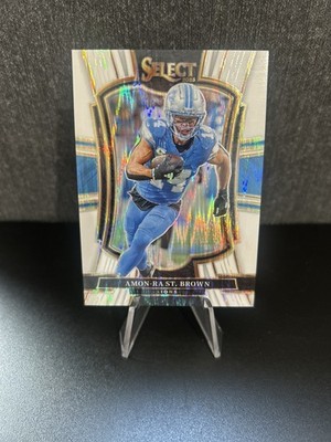 2025 Panini Select - Premier Level Amon-Ra St. Brown #170 White Shock Prizm /799