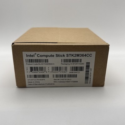 Intel Compute Stick m3-6Y30 4GB 64GB No OS BLKSTK2M364CC NOB PC Stick