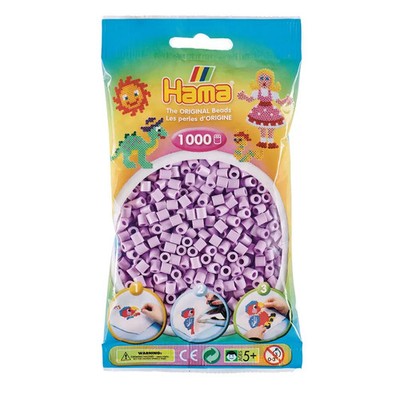Hama  Bügelperlen midi Beutel 1.000Stück pastell-flieder.