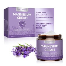 Natural Magnesium Cream for Sleep Pain Relief   Soothing Magnesium Lotion fo...