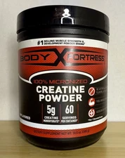 Body Fortress 100% Micronized Creatine Monohydrate Powder, 300G (60 Servings