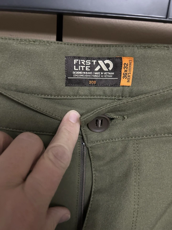 First Lite 308 Pants Men's 36x32 Conifer Green - Image 3 of 4