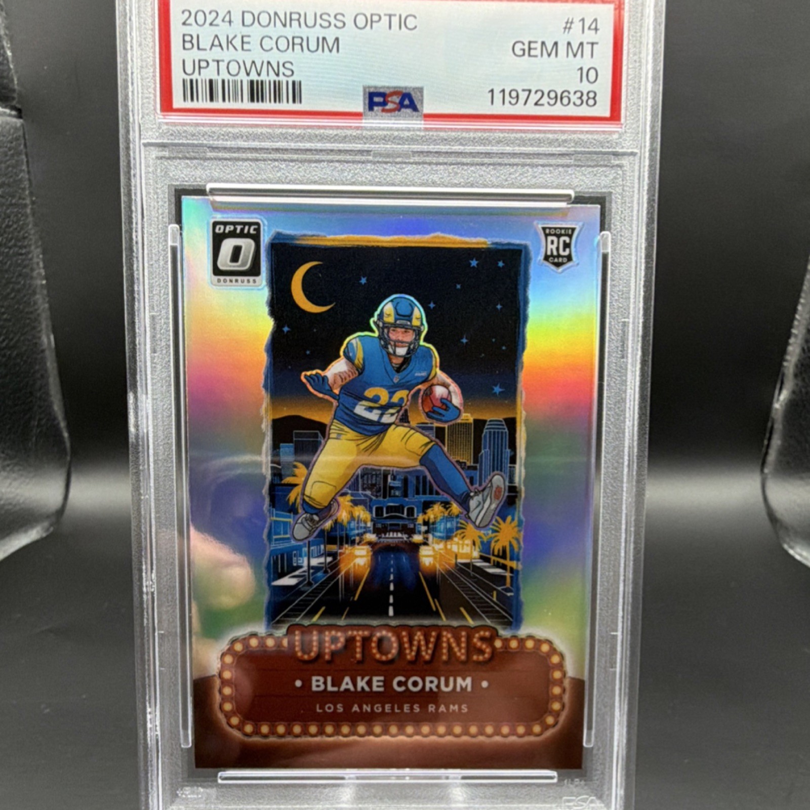 Blake Corum Panini Donruss Optic Uptowns #14 Base
