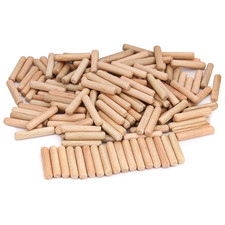 1000 PCS 5/16" X 1 1/2" Wooden Dowel Pins, Straight Dowel Rods Made of Hard
