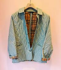 Burberry London Damen Steppjacke Blau XS kurz...
