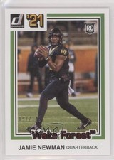 2021 Panini Chronicles Draft Picks Donruss Retro Red /149 Jamie Newman #47 0s23