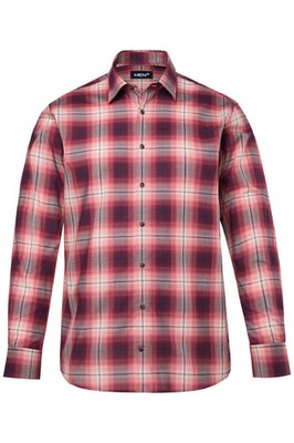 Men Plus Herren große Größen Karohemd Langarm Kentkragen Comfort Fit 841608