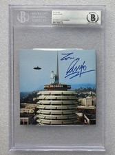 RINGO STARR SIGNED SLABBED BECKETT BAS COA THE BEATLES AUTOGRAPHED CD COVER SLAB