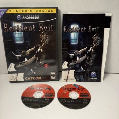 Capcom Resident Evil (GameCube) Complete 2-Disc w/ Case Manual M NTSC 2002
