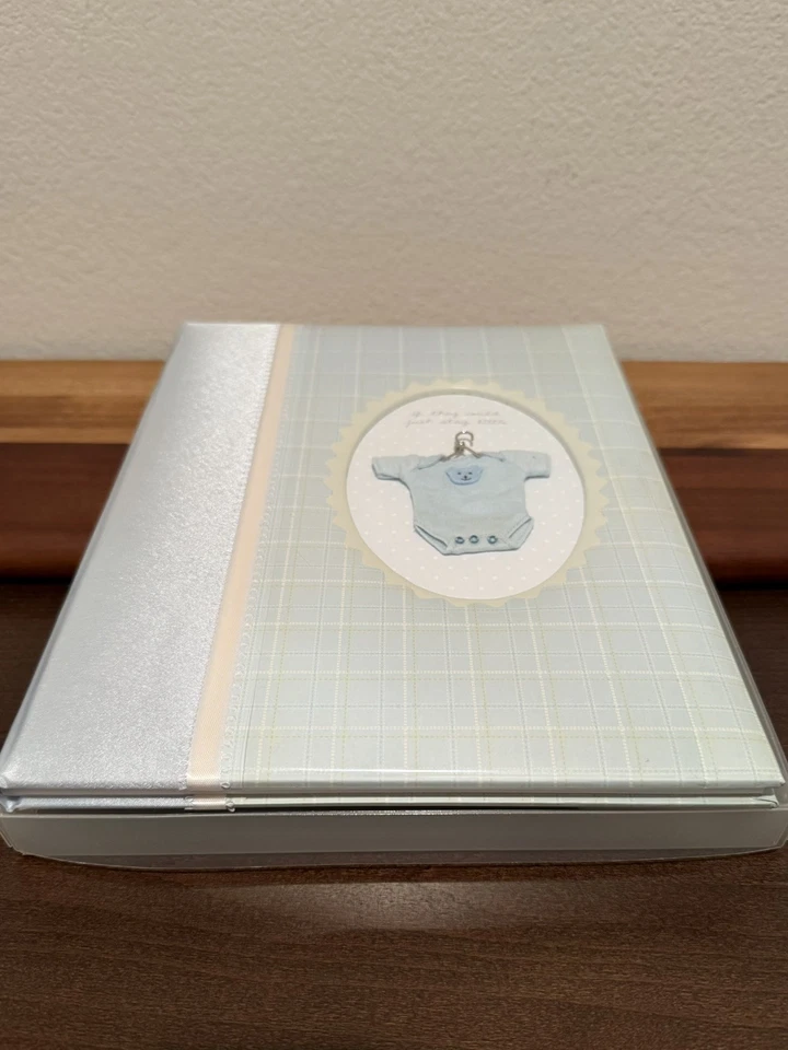 Carter’s Blue If They Could Just Stay Little 2005 RECORD BABY BOOK ÁLBUM DE MEMORIA Foto 4 de 4