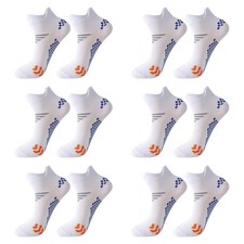 3-12 Pairs Low Cut Ankle Cotton Cushion Athletic Running Socks For Men Women