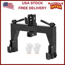 3-Point Quick Hitch to Category 1 & 2,w/2"Receiver,3000 LBS Lifting Capacity,NEW