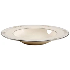 Lenox Silver Springs Rimmed Soup Bowl 310963