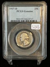 1937 Denver United States Washington Silver Quarter - PCGS Genuine - Ungraded