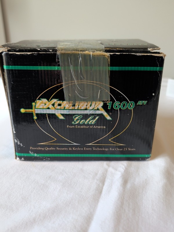 Excalibur Gold 1600atv Vehicle Security System Brand New Old Stock Old School 97