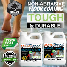 ANTI-SLIP CLEAR COATING FOR CERAMIC TILES PORCELAIN STONE MARBLE NON ABRASIVE