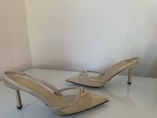 $1,170+ PRADA Mesh Slingback Pump Heel Shoe T...