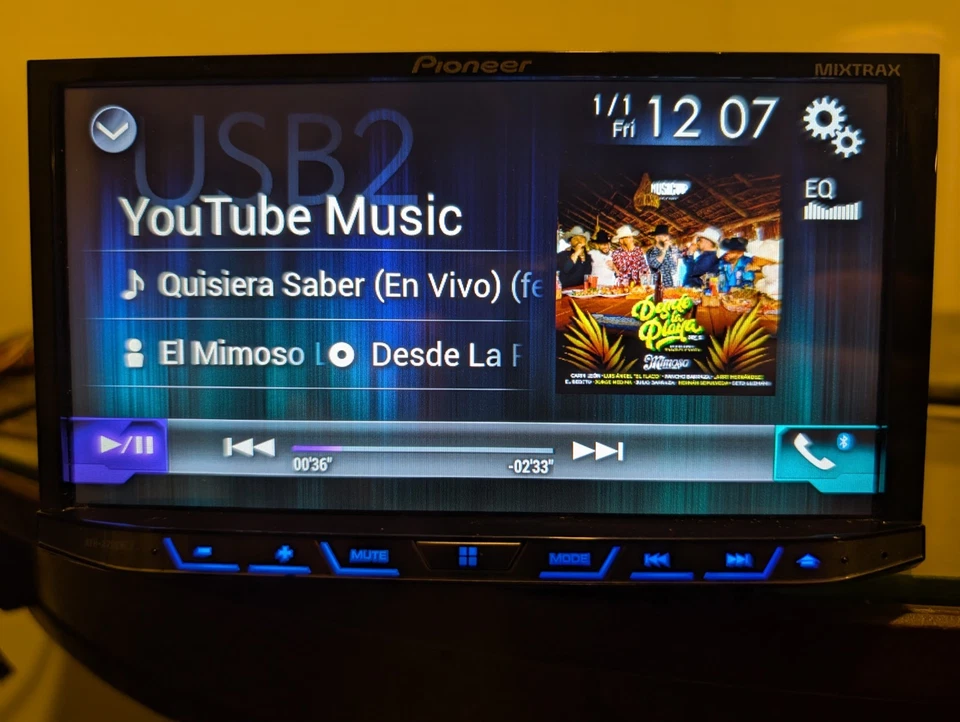 Pioneer AVH-4200NEX 2-DIN 7 DVD Receiver Apple Carplay Android Auto Fully Functi - Image 4 of 4