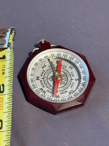 Vintage Taylor Bar Nadelkompass mit Original Pfadfinderbox - Nr. 1075 - Bild 4 von 6