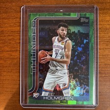 2025 Topps Chet Holmgren Green Sparkle  /99 NBA Basketball OKC Thunder