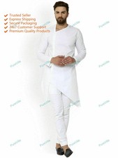 Traditionell Kleidung Herren Indisch Ethnisches Kleid Punjabi Kurta Pyjama Uni