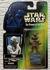 Action Figure Kenner Green Star Wars Power of the Force Yoda New