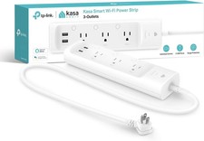 Kasa Smart Power Strip KP303 Surge Protector 3 Smart Outlets  2 USB Works w