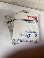 NISSAN 200SX MODEL S13 SERIES GENUINE ORIGINAL NISSAN MOTORS 1988 SERVICE MANUAL