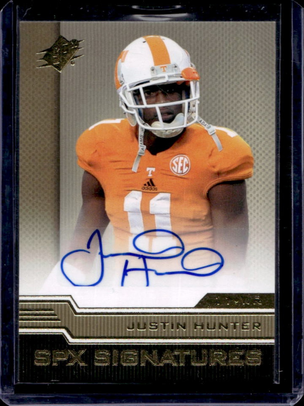 Justin Hunter SPx Signatures #JH Base