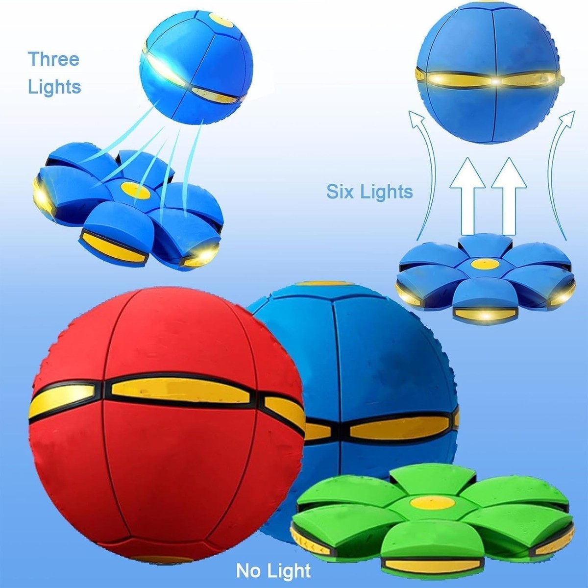 Magic Meta Bouncing Ball for Kids, Flying Saucer Bouncy Ball For