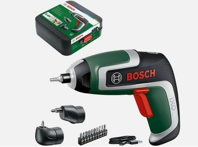 Bosch Home & Garden Akkuschrauber IXO 7 +Winkel- & Exzenter-Aufsatz, 2,0Ah, 3,6V