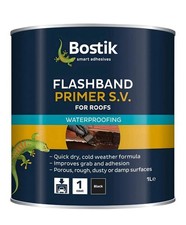 Bostik Flashband Primer SV for Bituminous Flashing Tape Roof Sealant - 1L