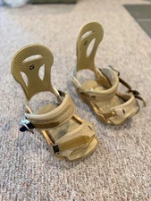 UNION FORCE SL MEN'S SNOWBOARD BINDINGS MEDIUM CNC MACHINED METAL LIMITED RARE