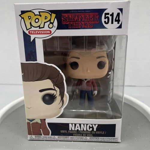 Funko Pop! Vinyl: Stranger Things Nancy Wheeler (W/ Gun) #514 In Packaging
