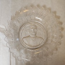 1888 PRESIDENT ULYSSES S. GRANT Glass Plate 10.5