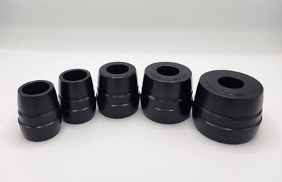 Brake Lathe Double Taper Adapter 5 Pc Set Ammco 9232 1'' Arbor