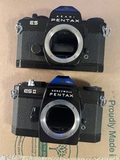 Two Pentax Cameras ES ESii Parts Or Repair Only