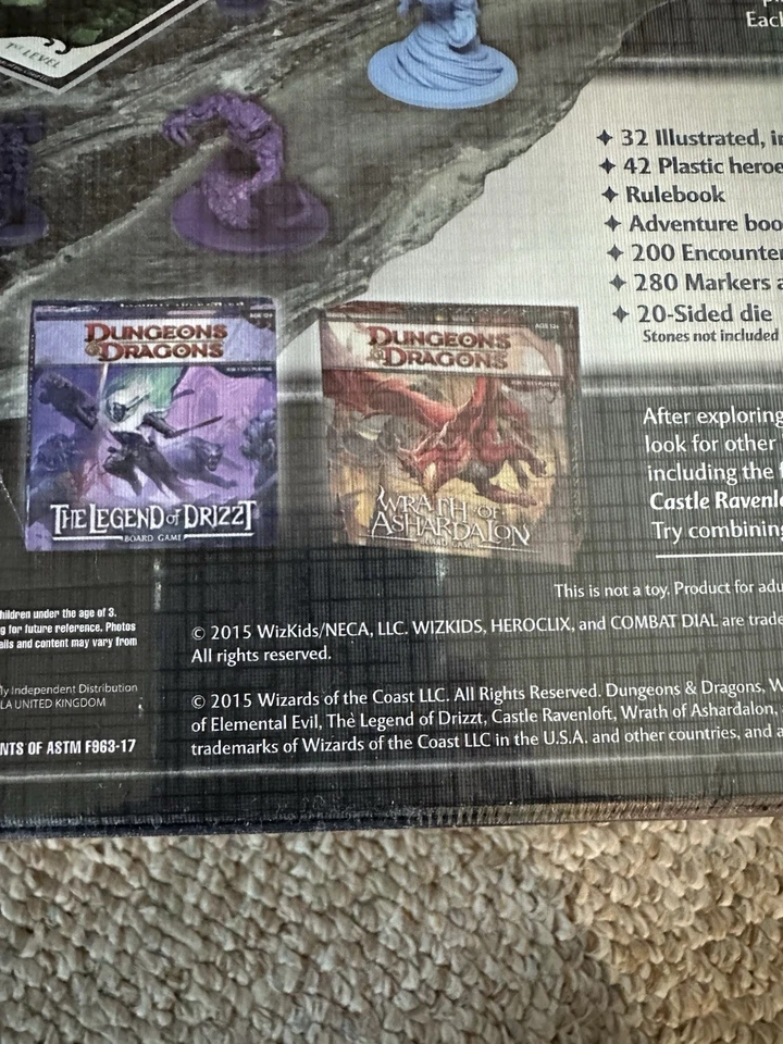 Temple Of Elemental Evil Board Game-Dungeons & Dragons NEW SEALED - Image 3 of 4