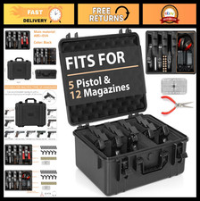 Waterproof Hard Case with Pre-Cut Foam, TSA Approved, Shockproof Travel Storage