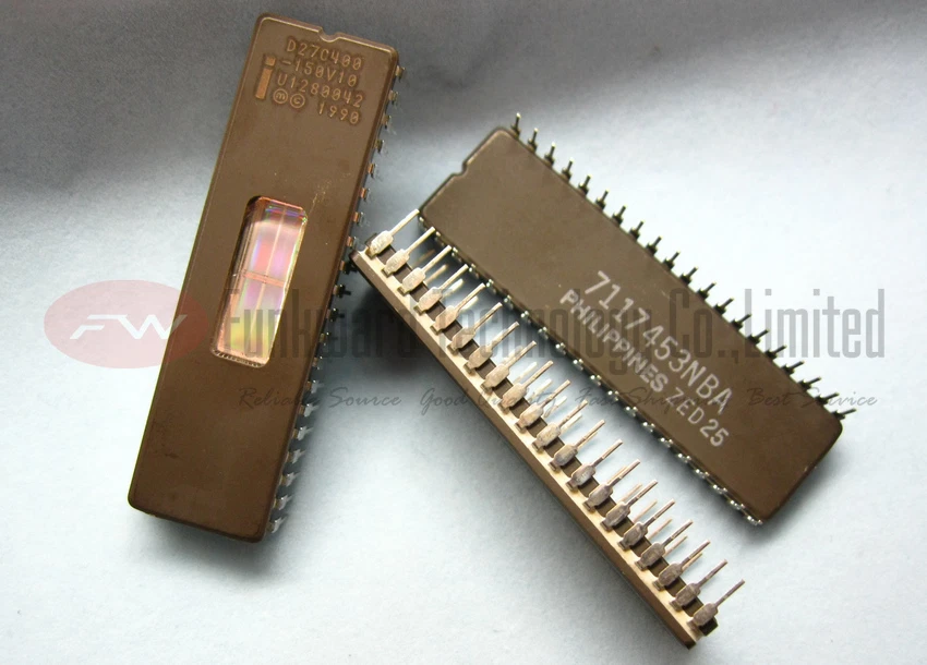 NOS INTEL D27C400-150V10 D27C400 27C400 4M-Bit UV EPROM 150NS CDIP40 x 1PC NEW - Image 2 of 4
