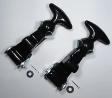 Rubber Hold Down Latches w/ Hardware Set of 2 (PAIR) Hoods, Tool Boxes, Off-Road