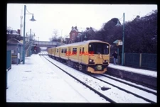 PHOTO  NETWORK-RAIL UNIT 950001 AT KIRKBY STATION