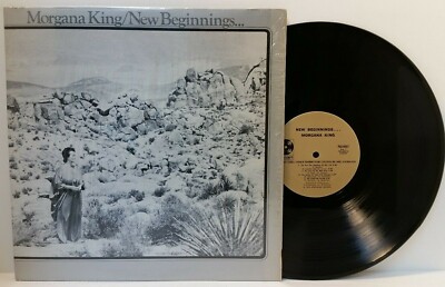 MORGANA KING New Beginnings LP in SHRINK PARAMOUNT PAS 6067 - Play Tested EX *A3