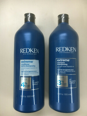 REDKEN EXTREME SET SHAMPOO 1000ml & CONDITIONER 1000ml    SONDERGRÖSSE