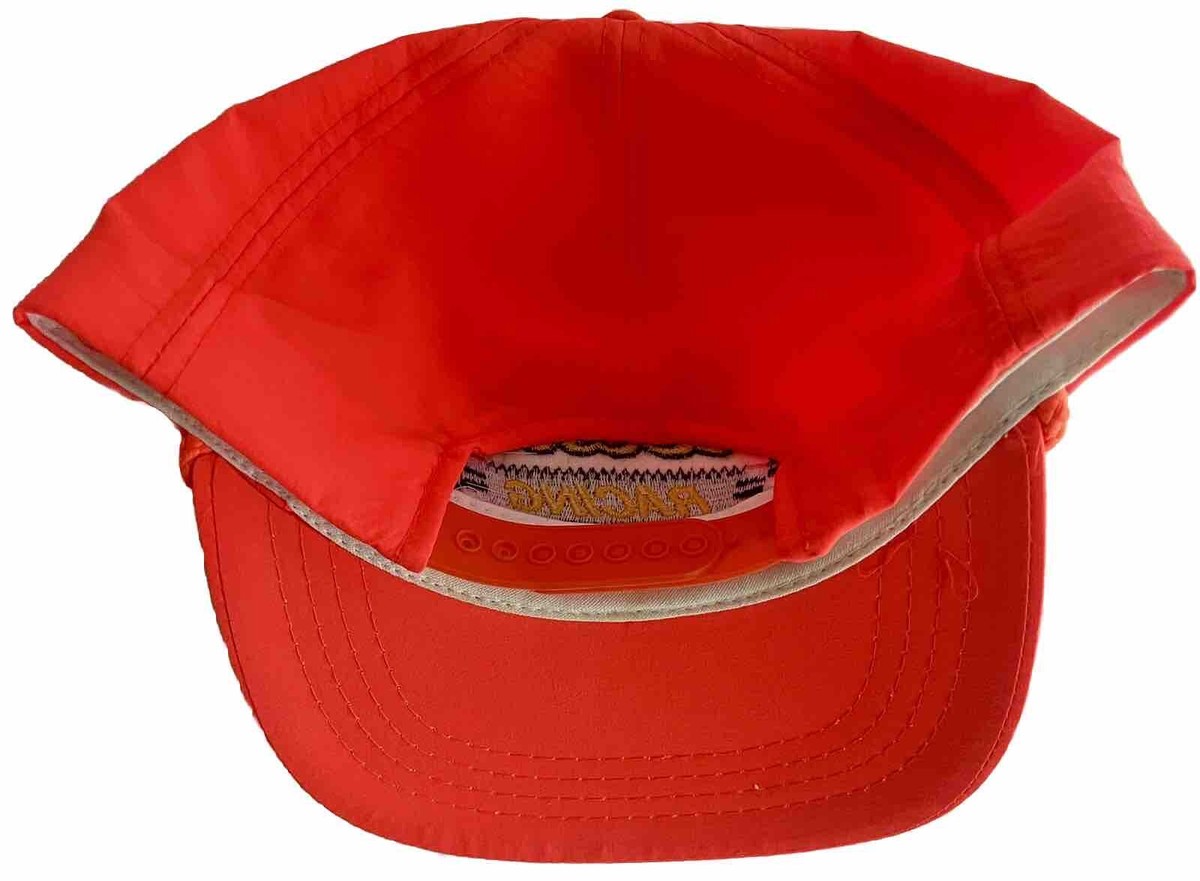 1990s REESE'S RACING EMBROIDERED LOGO ORANGE BASEBALL CAP HAT