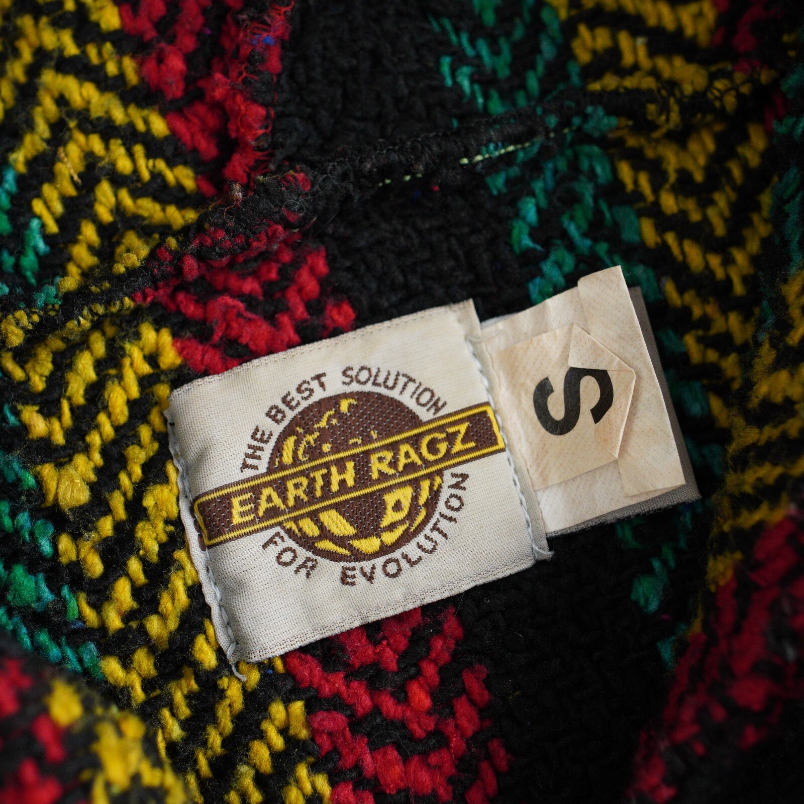 Earth Ragz Baja Joe Striped Woven Mexico Rasta Pullover Poncho Hoodie ...