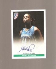 nicky anosike 2009 wnba autograph,tennessee,st peter's,long island,brooklyn ny,