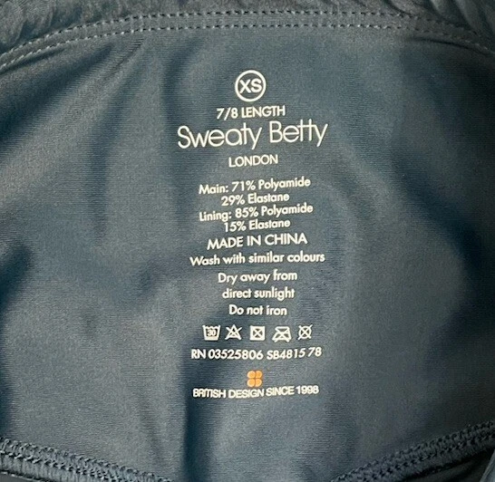 sweaty-betty 7/8 leggings