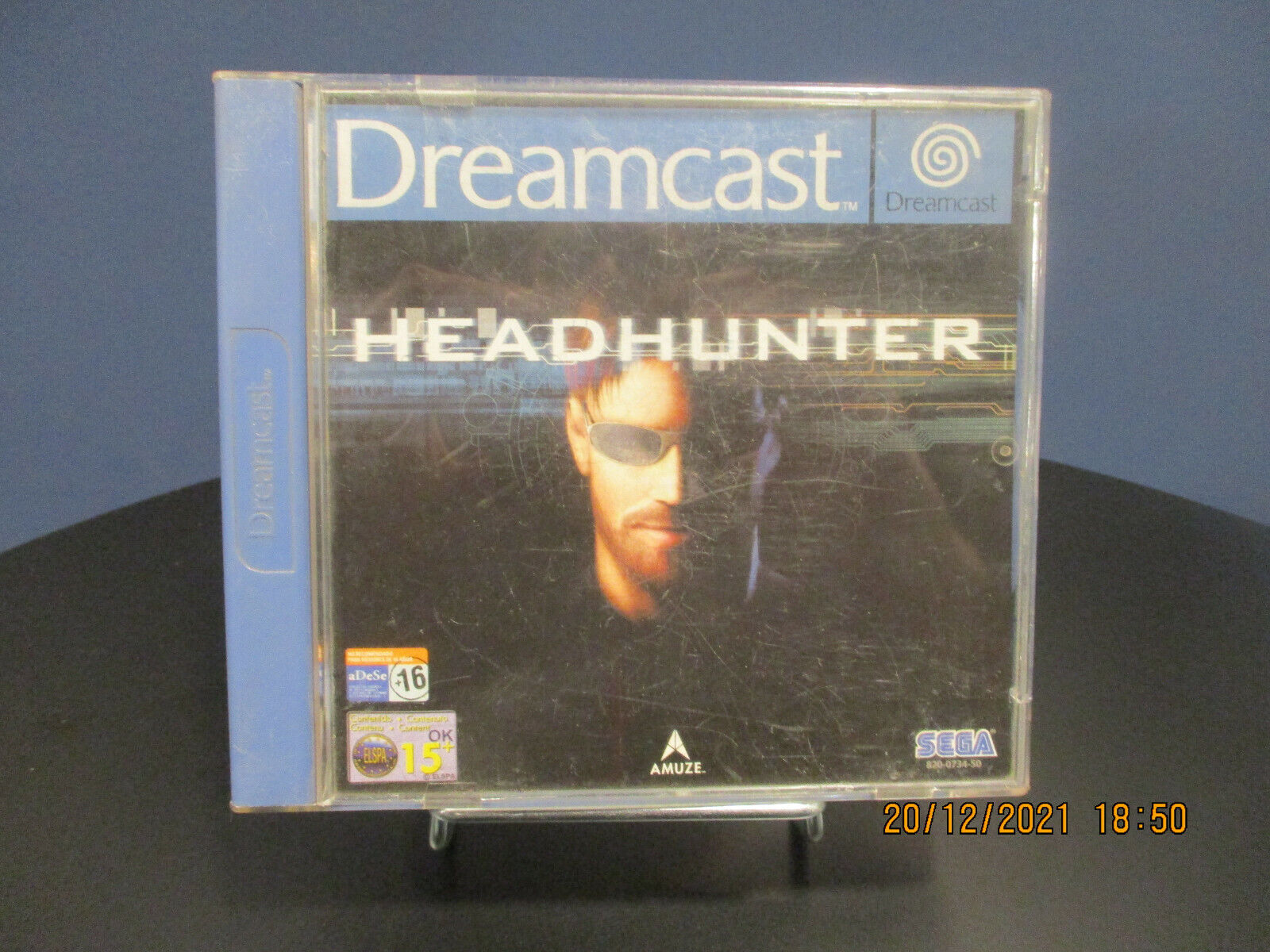 Jeu Sega Dreamcast Headhunter Vers. eur fra eng all esp